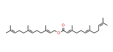 (E,E)-3,7,11-Trimethyl-2,6,10-dodecatrienyl-3,7,11-trimethyl-(E,E)-2,6,10-dodecatrienoate